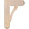 Ekena Millwork Olympic Craftsman Smooth Bracket w/ Offset Brace, Douglas Fir, 7 1/2"W x 20"D x 28"H BKT0806X20X28OLY04SDF - alternate 3